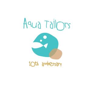 kiki (sayurimusik)さんの「Aqua Tailors　 10th anniversary」のロゴ作成への提案