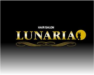 akira_23さんの「LUNARIA HAIR SALON」のロゴ作成への提案