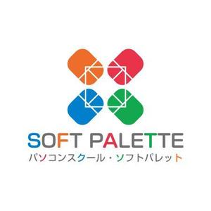 キャトルデザイン (kumiu)さんの「パソコンスクール・ソフトパレット・SOFT　ＰＡＬＥＴＴＥ」のロゴ作成への提案