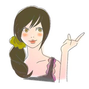 nico_3さんの30代後半からの女性をターゲットとしたポータルサイトの女性のイラストへの提案