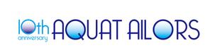 free13さんの「Aqua Tailors　 10th anniversary」のロゴ作成への提案