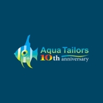 ハナトラ (hanatora)さんの「Aqua Tailors　 10th anniversary」のロゴ作成への提案
