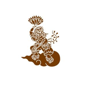 sazuki (sazuki)さんの(やまびこ)と言う山の神、妖怪をゆるキャラ風か雷神図の様な少し怖いキャラにデザインして欲しいへの提案