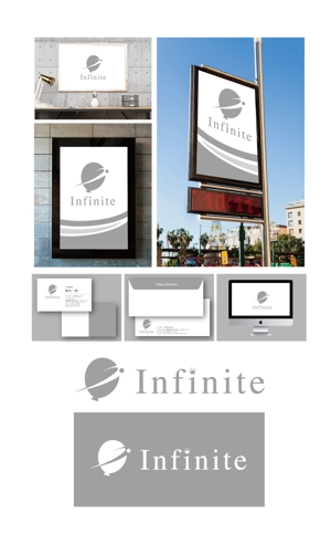 King_J (king_j)さんのバルーンショップの「infinite」のロゴデザインへの提案
