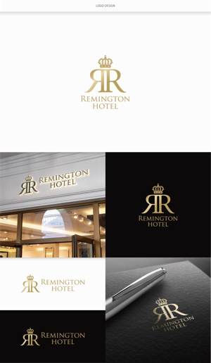 DeeDeeGraphics (DeeDeeGraphics)さんのレミントンホテル remington hotel のロゴへの提案