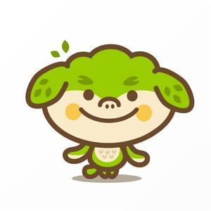 Jelly (Jelly)さんの(やまびこ)と言う山の神、妖怪をゆるキャラ風か雷神図の様な少し怖いキャラにデザインして欲しいへの提案