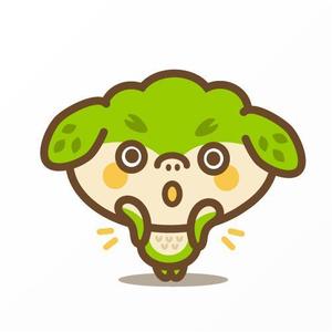 Jelly (Jelly)さんの(やまびこ)と言う山の神、妖怪をゆるキャラ風か雷神図の様な少し怖いキャラにデザインして欲しいへの提案