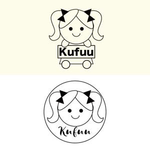 スタイリッシュなロゴ作成致します。 (Shimamura_00)さんのベビーのお店　女の子　白黒　ロゴ　アパレルへの提案