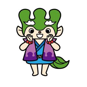 icora (yuta_sowa)さんの(やまびこ)と言う山の神、妖怪をゆるキャラ風か雷神図の様な少し怖いキャラにデザインして欲しいへの提案