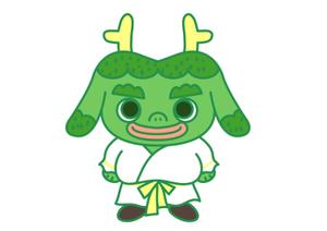そらのか (hisako135)さんの(やまびこ)と言う山の神、妖怪をゆるキャラ風か雷神図の様な少し怖いキャラにデザインして欲しいへの提案