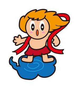 yamaad (yamaguchi_ad)さんの(やまびこ)と言う山の神、妖怪をゆるキャラ風か雷神図の様な少し怖いキャラにデザインして欲しいへの提案