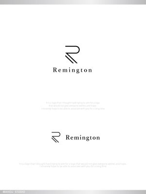 魔法スタジオ (mahou-phot)さんのレミントンホテル remington hotel のロゴへの提案