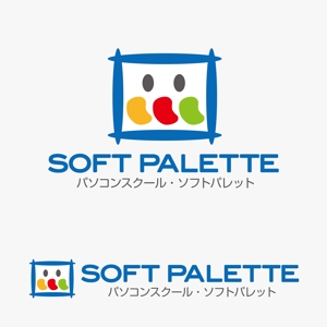 SHD ()さんの「パソコンスクール・ソフトパレット・SOFT　ＰＡＬＥＴＴＥ」のロゴ作成への提案