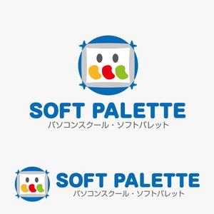 SHD ()さんの「パソコンスクール・ソフトパレット・SOFT　ＰＡＬＥＴＴＥ」のロゴ作成への提案