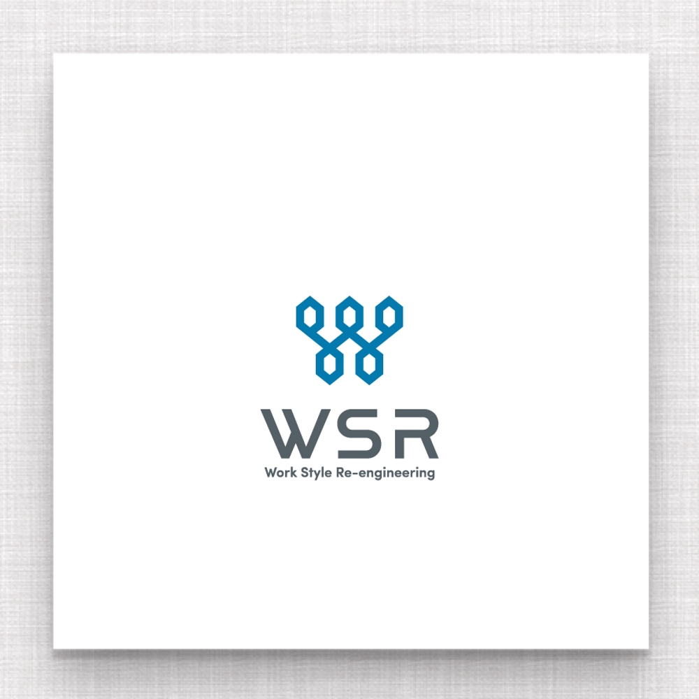 ITソリューション：ソリューション名「WSR」のロゴ制作