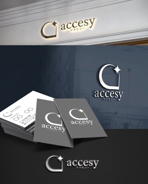D.R DESIGN (Nakamura__)さんのジュエリーブランド　accesy のロゴへの提案