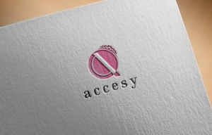 カワシーデザイン (cc110)さんのジュエリーブランド　accesy のロゴへの提案