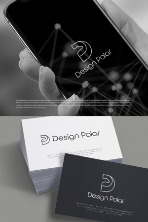 YOO GRAPH (fujiseyoo)さんのインテリアデザイン事務所「Design Polar」のロゴへの提案