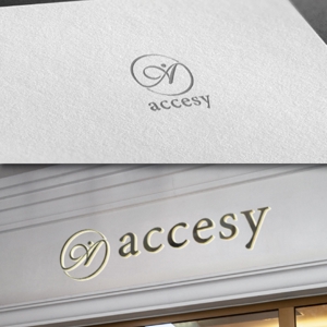 BKdesign (late_design)さんのジュエリーブランド　accesy のロゴへの提案