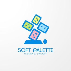 ＊ sa_akutsu ＊ (sa_akutsu)さんの「パソコンスクール・ソフトパレット・SOFT　ＰＡＬＥＴＴＥ」のロゴ作成への提案