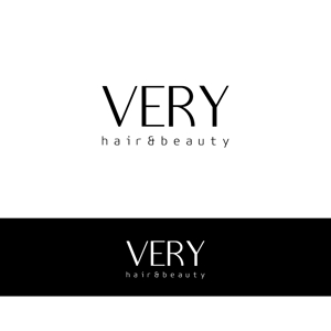 delicious (delicious-design)さんの☆リニューアルOPEN☆　美容室ロゴ　「VERY hair＆beauty」ロゴ作成依頼への提案