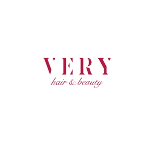 ATARI design (atari)さんの☆リニューアルOPEN☆　美容室ロゴ　「VERY hair＆beauty」ロゴ作成依頼への提案