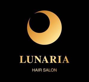 さんの「LUNARIA HAIR SALON」のロゴ作成への提案