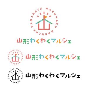 yama_design (yamashitadesign)さんの食品通販サイト「山形わくわくマルシェ」のロゴへの提案