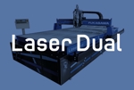 M.Takuyuki (glorious)さんのファイバーレーザー切断機　「Laser Dual」のロゴへの提案