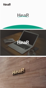 はなのゆめ (tokkebi)さんの新会社「HeaR.Inc」のロゴへの提案