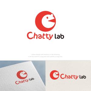 株式会社ガラパゴス (glpgs-lance)さんの英会話スクール「Chatty lab（チャッティーラボ）」のロゴ　への提案