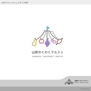 TrueColors (TrueColors)さんの食品通販サイト「山形わくわくマルシェ」のロゴへの提案