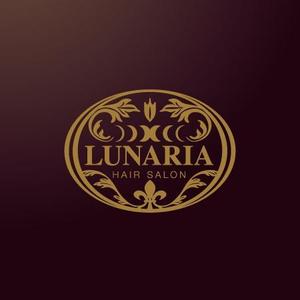 さんの「LUNARIA HAIR SALON」のロゴ作成への提案