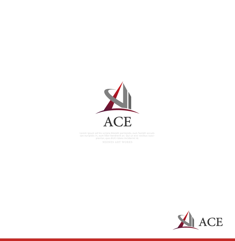 不動産会社 Ace、ACE、 エースのロゴ