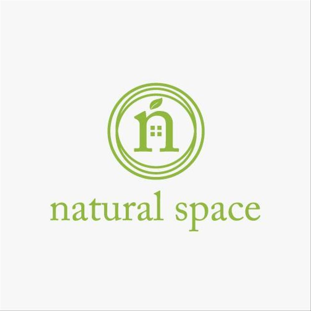 「natural space」のロゴ作成