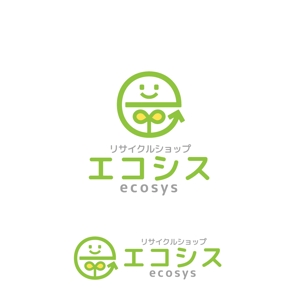m_mtbooks (m_mtbooks)さんのリサイクルショップ「エコシス(ecosys)」のロゴへの提案