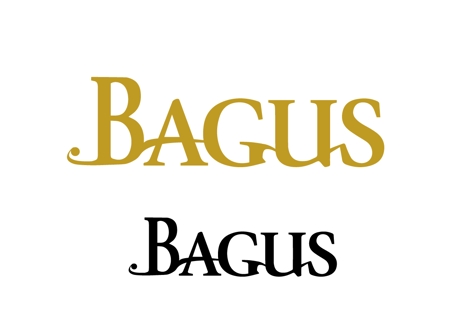 tukasagumiさんの英国風パブ「BAGUS」のロゴへの提案