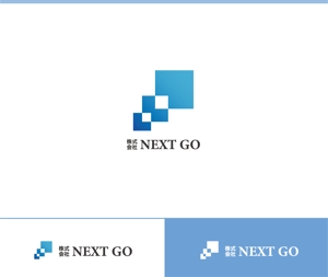 動画サムネ職人 (web-pro100)さんのITで暮らしを豊かにする会社 NEXT GOの ロゴデザインへの提案