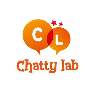 青山デザイン (aoyamatsuru)さんの英会話スクール「Chatty lab（チャッティーラボ）」のロゴ　への提案