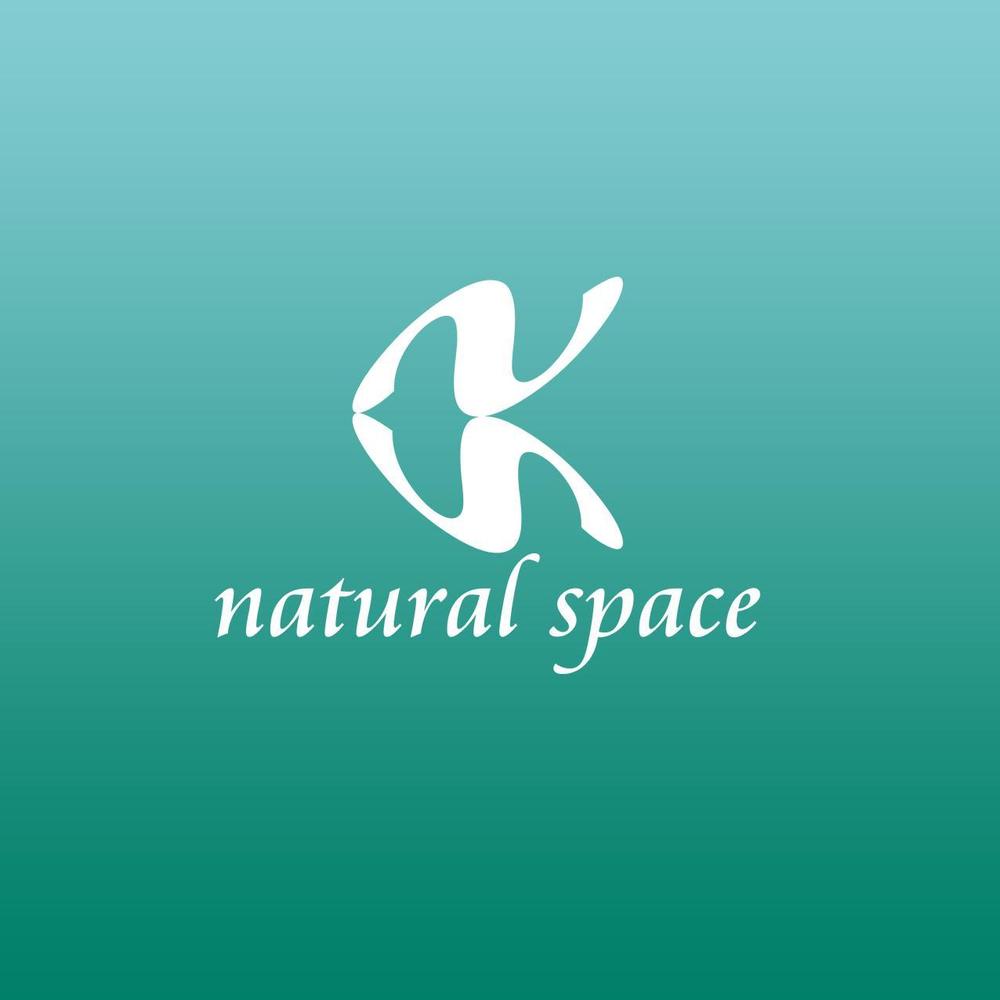 「natural space」のロゴ作成