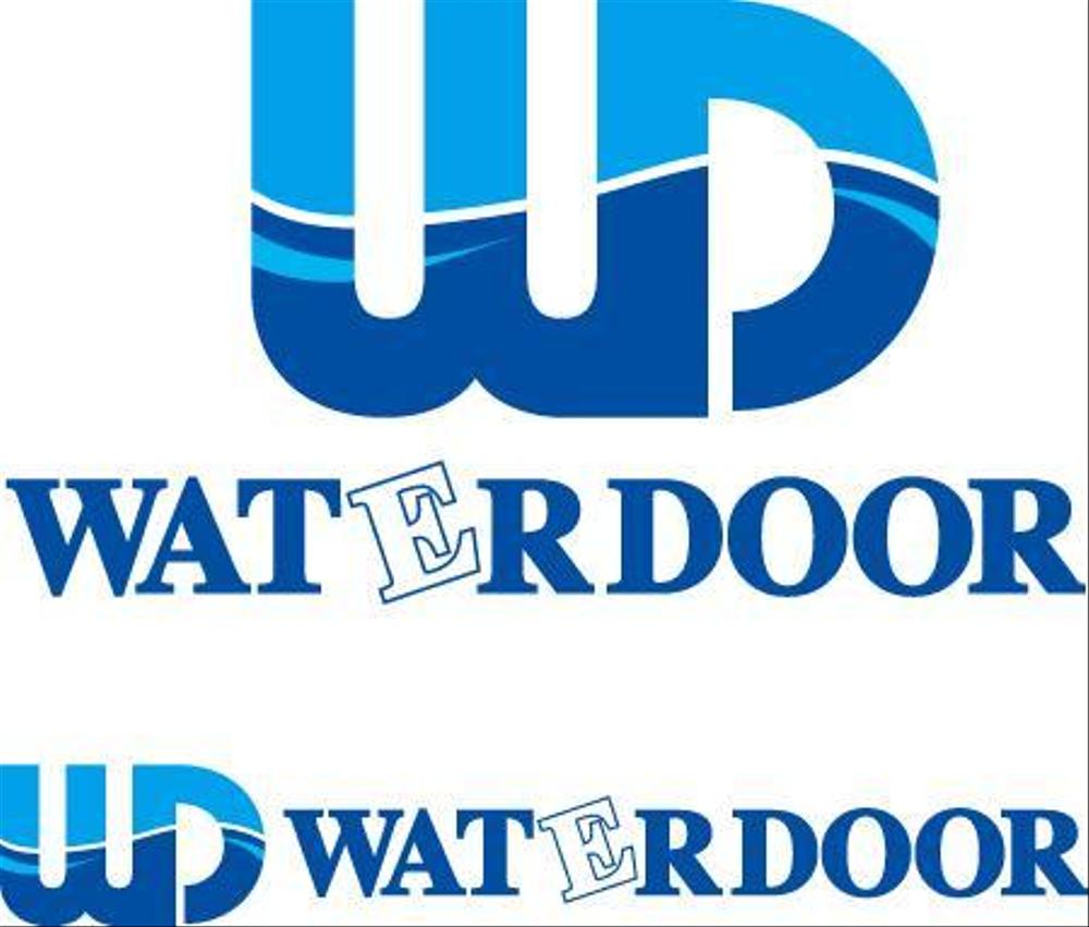 「Waterdoor」のロゴ作成