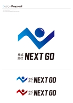 s-design (arawagusk)さんのITで暮らしを豊かにする会社 NEXT GOの ロゴデザインへの提案