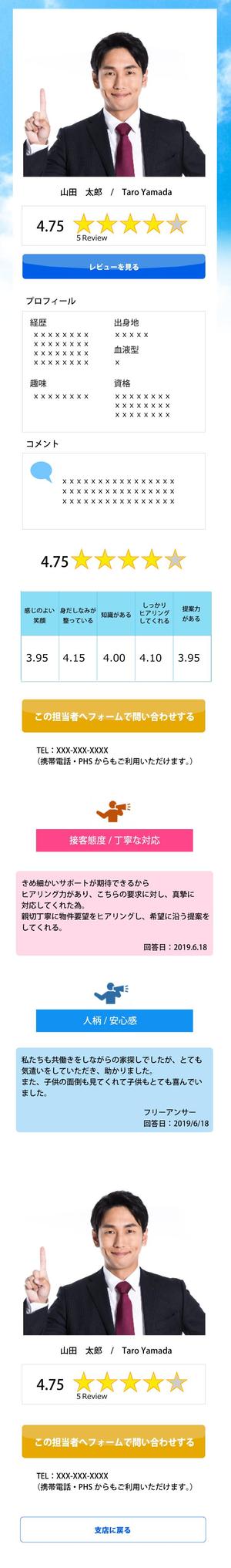 ◆◆◆活動休止◆◆◆ ()さんのスタッフ紹介ページの作成依頼への提案