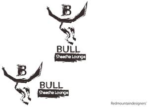 Redmountain (redmodesigners)さんの福岡　中洲　シーシャBAR　『BULL』のロゴ作成への提案