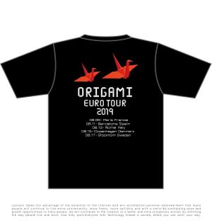 tog_design (tog_design)さんのヨーロッパツアー 折り紙 Tシャツデザインへの提案