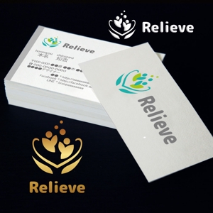 KOZ-DESIGN (saki8)さんの障害児通所支援事業所　「Relieve」（リリーヴ）のロゴへの提案