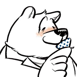 いしはら (1480-3)さんのほろ酔いのシロクマのイラストへの提案