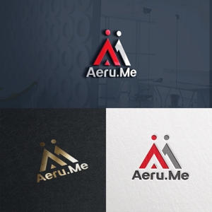 utamaru (utamaru)さんの少し憧れな人と会えるマッチングサイト「Aeru.me」のロゴへの提案