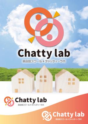 スイーズ (Seize)さんの英会話スクール「Chatty lab（チャッティーラボ）」のロゴ　への提案