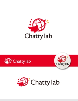 forever (Doing1248)さんの英会話スクール「Chatty lab（チャッティーラボ）」のロゴ　への提案